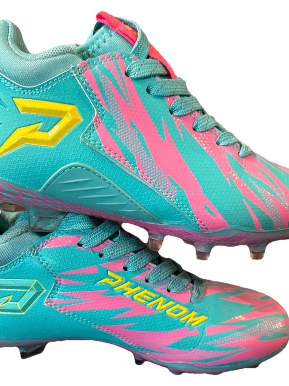 Kool-Aid 'Sharkleberry Fin' Kids Football Cleats Quantum Speed Phenom Elite 3.5 - Picture 5 of 9